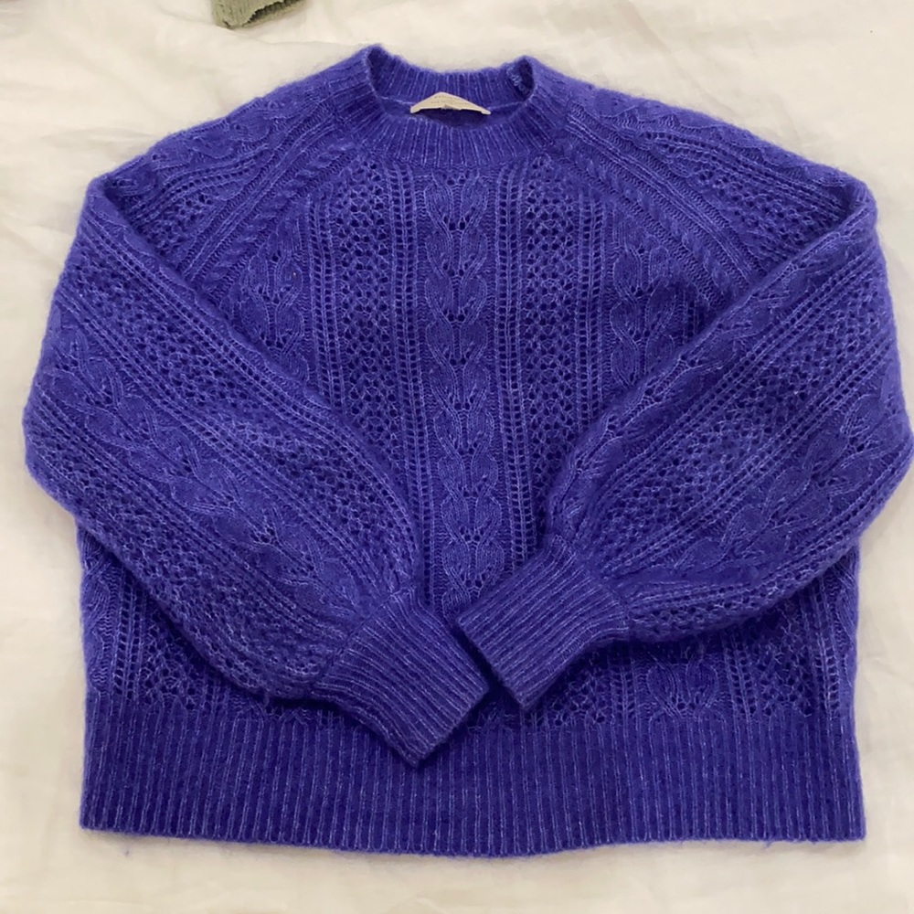 Sezane Purple Sweater